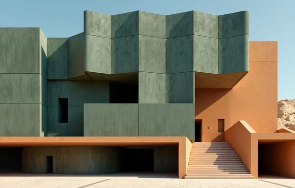 Colors, desert, architecture