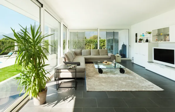 Picture design, style, Villa, home, interior, living room