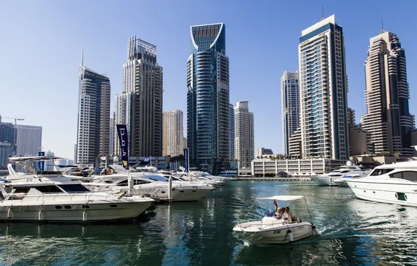 Picture Dubai, United Arab Emirates, Wispy Marina