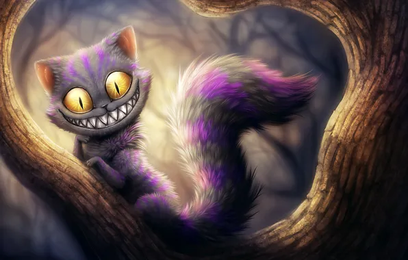 Cheshire cat, cheshire, kikariz