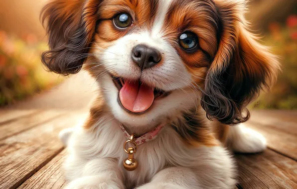 Language, look, light, pose, Board, portrait, dog, puppy