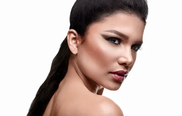 Look, girl, face, hair, makeup, Luz