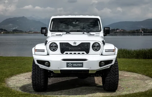 Front view, Wrangler, Jeep, Unlimited, 2019, Soldier, Ferōx