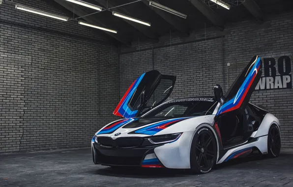 Car, BMW, logo, BMW I8, by L Castelijns