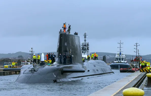 Boat, underwater, atomic, HMS Anson