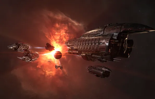 Nebula, planet, Space, space, spaceship, eve online, space ship, coooper