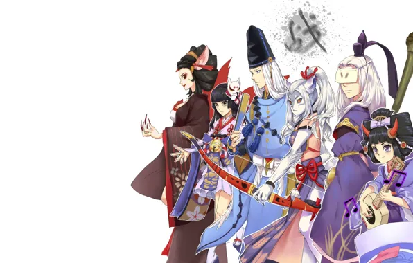 Onmyouji, Yuki-Onna, Abe no Seimei, Onmyouji (NetEase), Mou Baa, Hakurou, Hangan