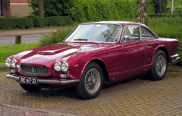 Picture Maserati, vintage, 1965, retro, legend, retro car, old cars, vintage car