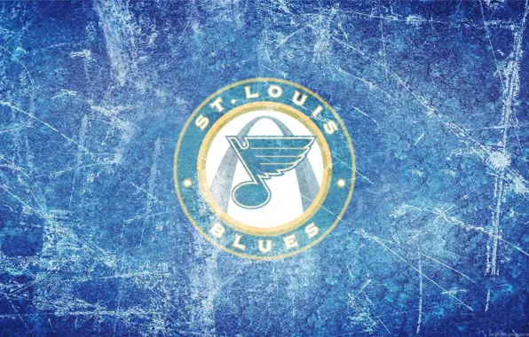 Ice, wing, emblem, note, NHL, NHL, St. Louis Blues, St. Louis Blues