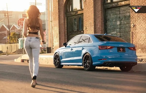 Audi, Girl, Vorsteiner, Audi Cars, Audi and Girl, Car and Girl, Audi S3, Vorsteiner Audi …