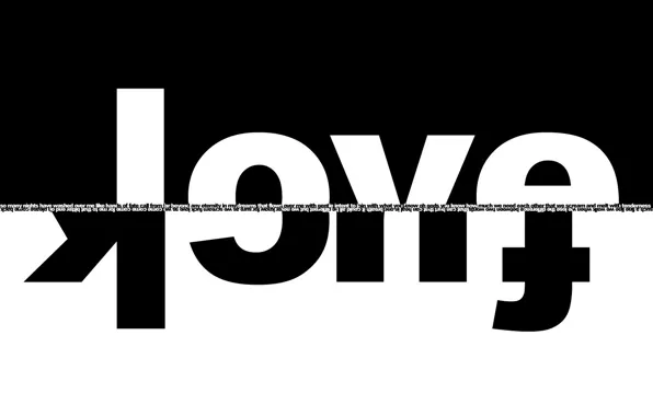 Love, Black and white, Dislike