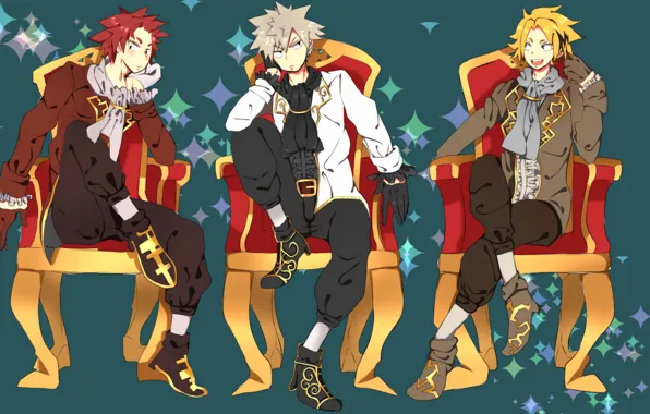 Anime, art, guys, Boku no Hero Academy, My hero Academy