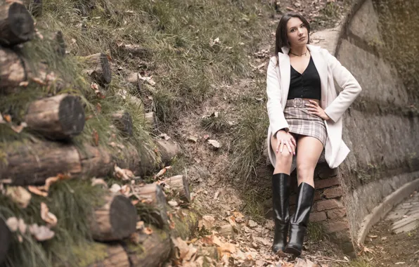 Picture look, girl, pose, legs, Nadia