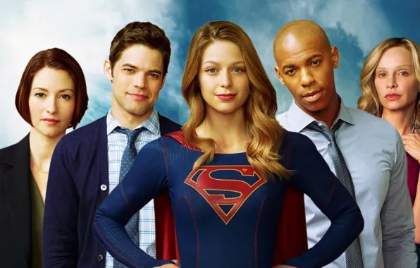 Picture background, The series, actors, Movies, Supergirl, Supergirl, Supergirl