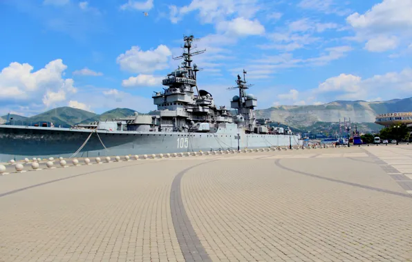 Picture ship, military equipment, Novorossiysk