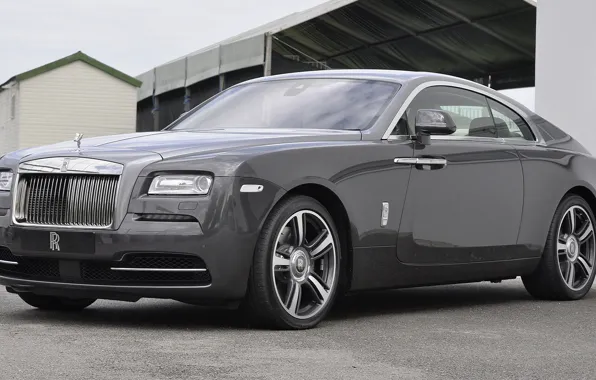 Picture Rolls-Royce, gray, Wraith