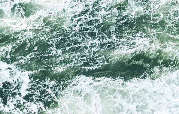 Picture sea, wave, foam, the ocean, element