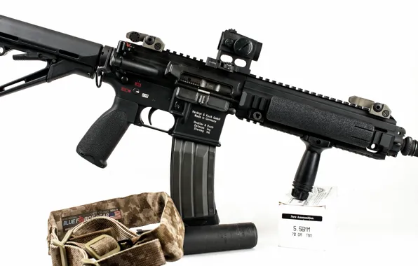 Weapons, machine, HK416