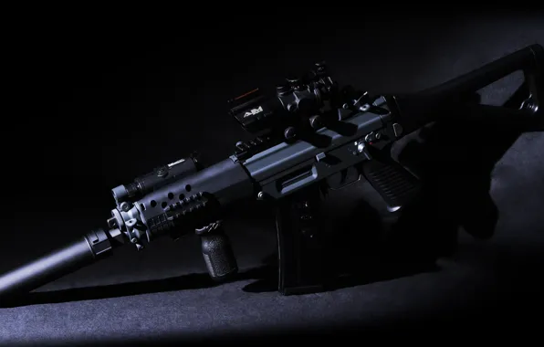 Machine, twilight, SIG 552