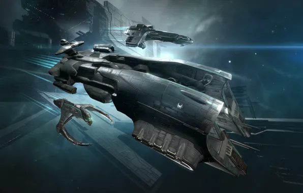 Nebula, station, Space, space, spaceship, eve online, space ship, coooper