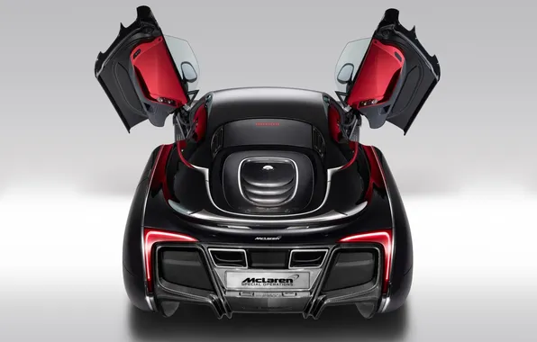 Picture Concept, background, McLaren, door, the concept, supercar, rear view, McLaren