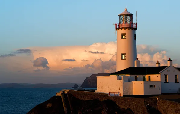 Picture rocks, lighthouse, Ireland, Ireland