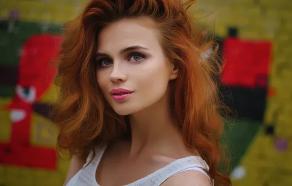 Summer, look, girl, face, sweetheart, portrait, makeup, Mike