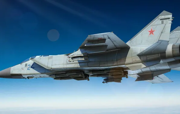 Fighter, The MiG-31, Combat aviation, USSR - Russia