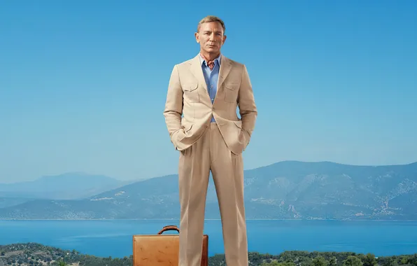 Landscape, costume, portfolio, detective, poster, Daniel Craig, crime, Daniel Craig