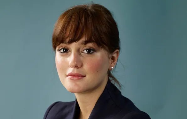 Smile, portrait, actress, Leighton Meester