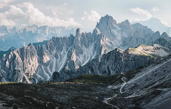 Picture mountains, rocks, tops, Alps