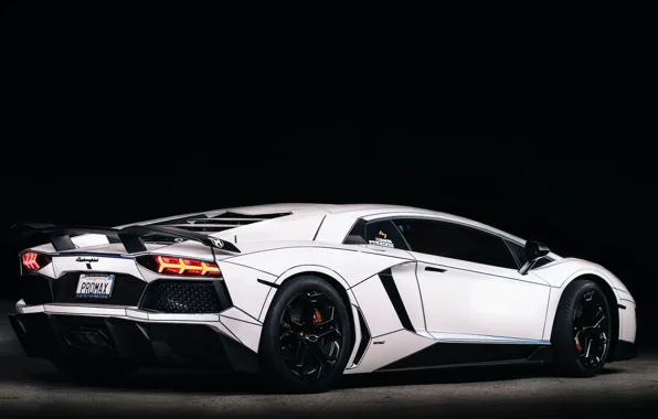 Picture Lamborghini, Car, LP700-4, Aventador, 2014, Rear, Tron Tuning
