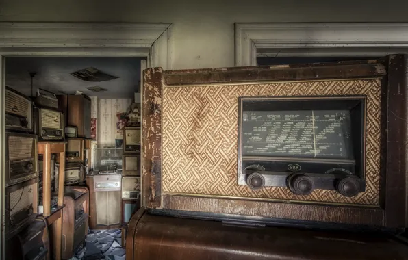 Background, radio, receiver