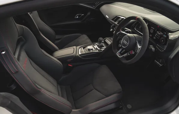 Audi, car interior, R8, Audi R8 Coupe V10 GT RWD