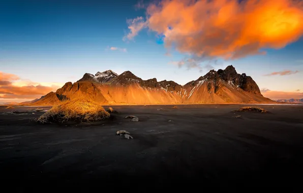 Light, morning, Iceland, Auster-Skaftafellssysla
