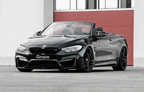 Black, BMW, BMW, convertible, G-Power, Black, Cabrio, F83