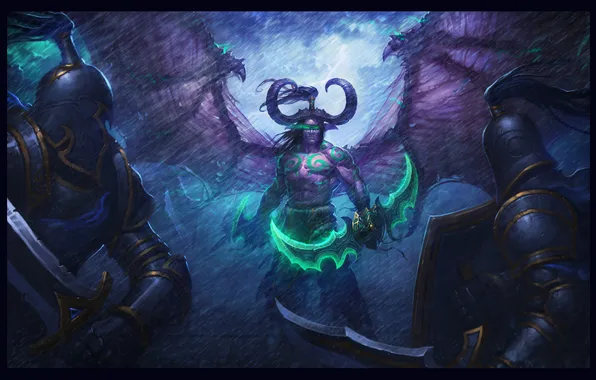 Picture WoW, World of Warcraft, Warcraft, blizzard, illidan, Illidan Stormrage, Lord of Outland, The Betrayer