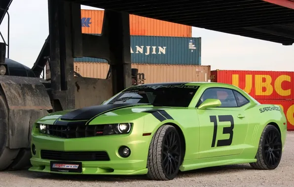 Picture Chevrolet, Camaro, Green, Super, Sport, GeigerCars, 564