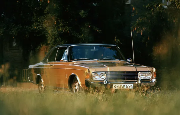 Ford, antenna, gold color, Ford Taunus