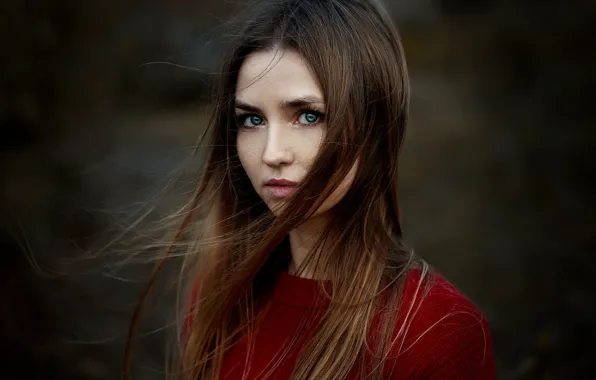 Curls, sweater, Dasha, Ann Nevreva