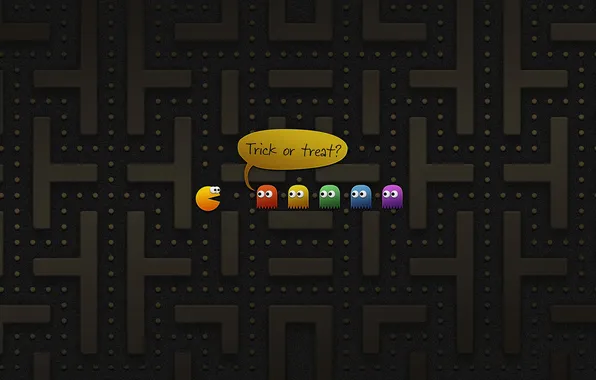 Picture the game, point, game, pacman, packman