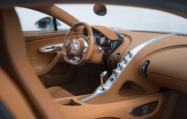 Bugatti, steering wheel, dashboard, Chiron, Bugatti Chiron Super Sport "57 One of One"