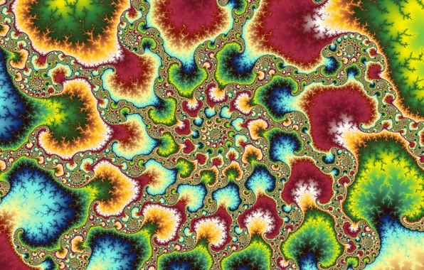 Picture light, pattern, color, fractal