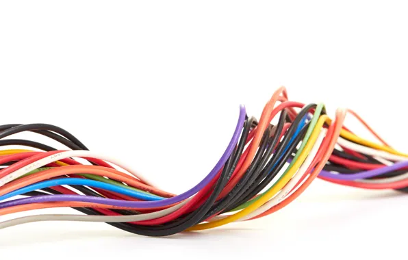 Picture colors, plastic, cables