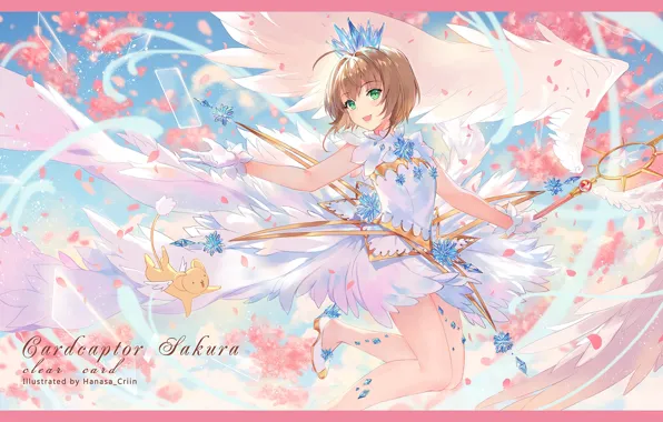Angel, Girl, Anime, Card Captor Sakura, Sakura - collector cards