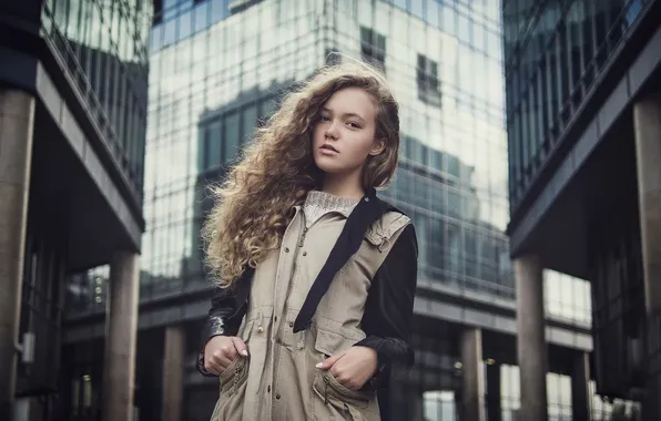 The city, portrait, Sonia, Sofia Kalinina