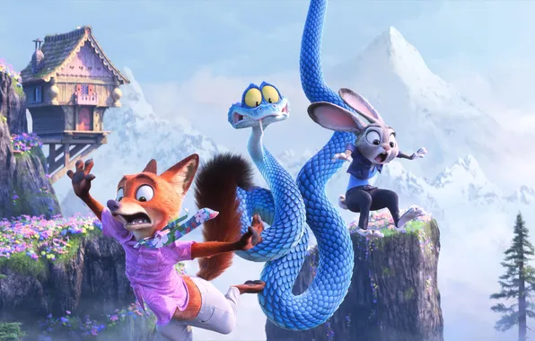 House, Fox, Action, Disney, Nature, Police, Blue, Winter