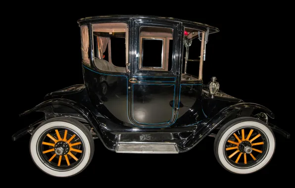 Retro, car, Detroit Electric, 1917