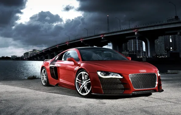 Audi, sports car, r8