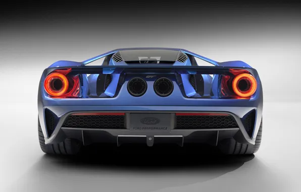 Concept, Ford, Blue, View, The concept, Ford, Back, 2017